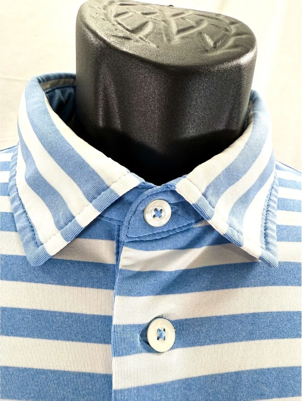 Alabama Golf Association Ralph Lauren RLX Sport Polo Shirt Mens Large Blue White